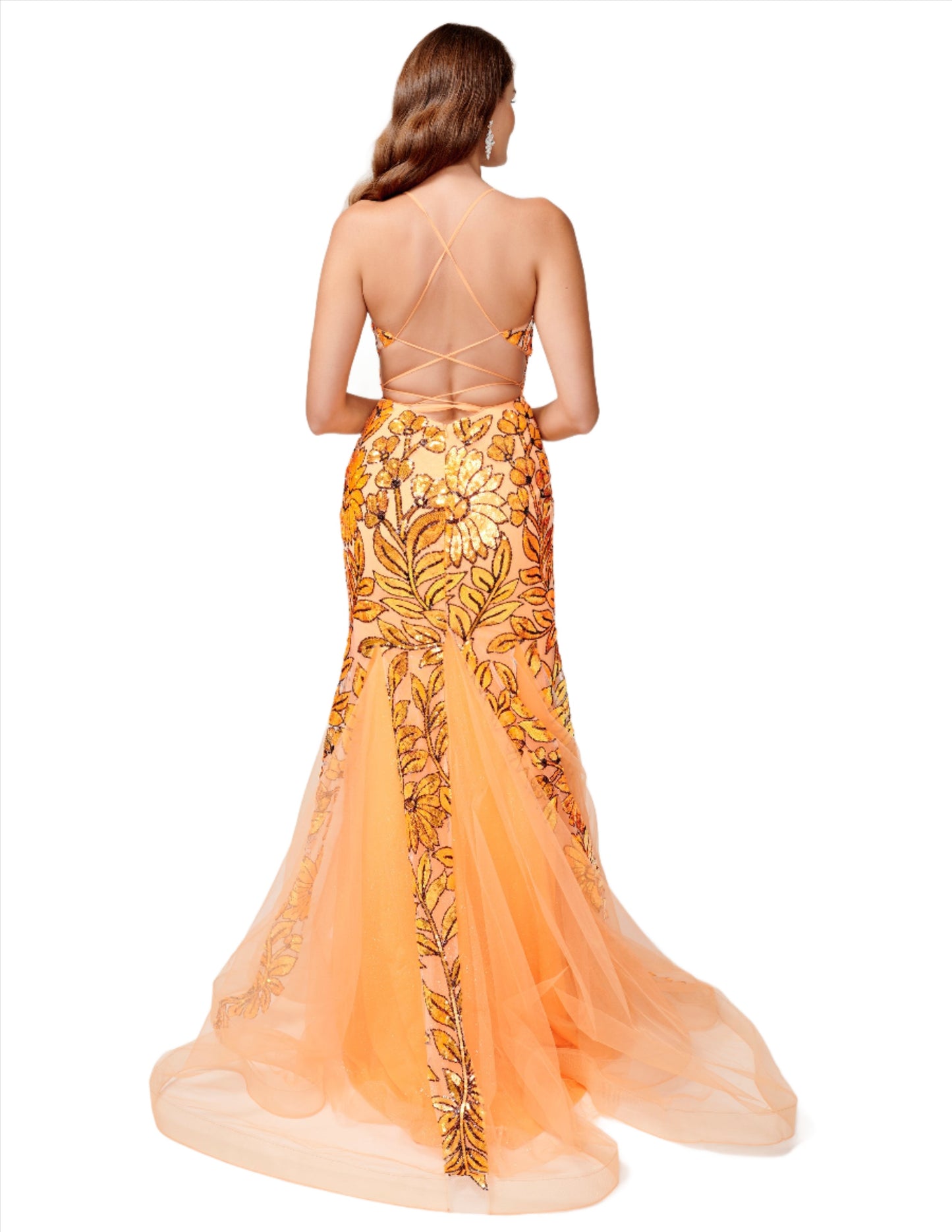 <p data-mce-fragment="1">This stunning Nina Canacci 8236 Prom Dress features a sequin mermaid design, highlighted by a backless corset and V-neckline. Perfect for formal events, this gown offers a flattering silhouette and elegant style. Shine and stand out at your next event with this must-have dress.</p> <p data-mce-fragment="1">Sizes: 0-12</p> <p data-mce-fragment="1">Colors: Pink, Navy, Orange</p>