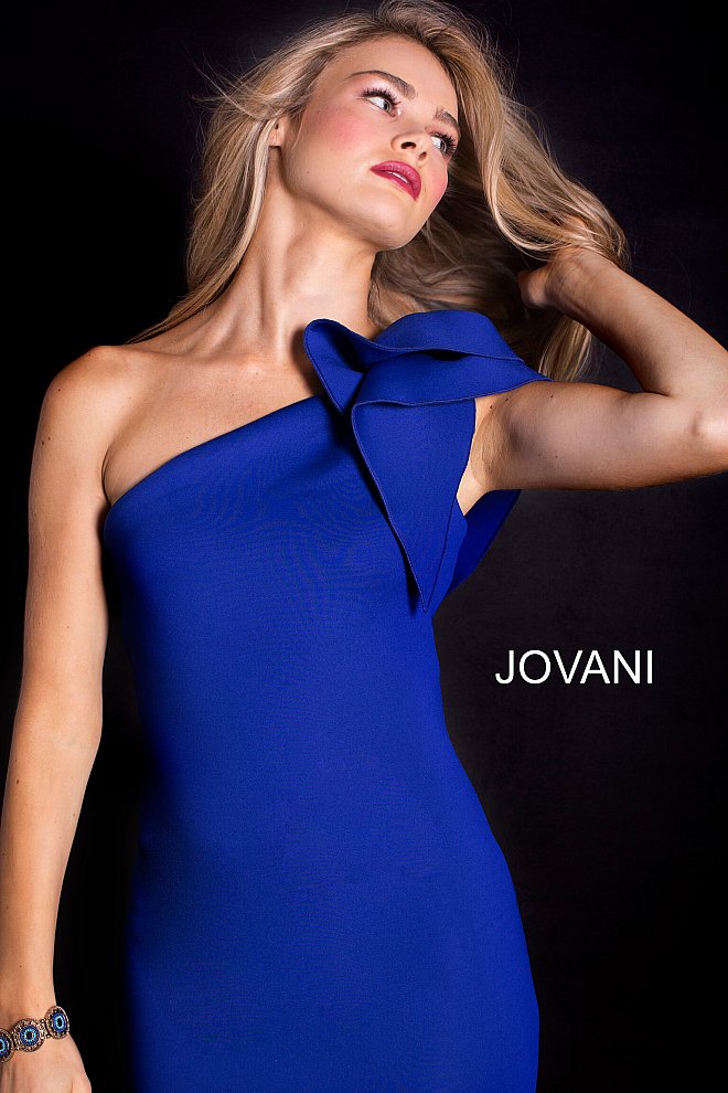 Jovani 32602 One shoulder ruffle bow shoulder long mermaid scuba evening gown pageant dress   Available colors:  Black, Blush, Deep Royal, Fuchsia, Light Blue, Mint, Navy, Orange, Royal, Tomato, White, Yellow  Available sizes:  00, 0, 2, 4, 6, 8, 10, 12, 14, 16, 18, 20, 22, 24 