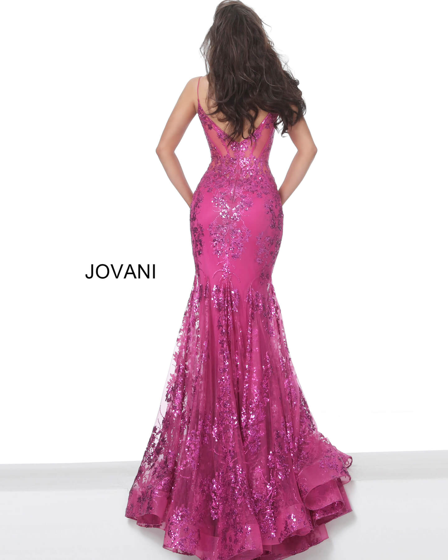 Jovani 3675 Long Prom Dress Sheer Corset Shimmer Mermaid Pageant Gown Embellished form fitting prom dress, floor length with slightly flare bottom, sheer bodice with boning, sleeveless, plunging neckline, spaghetti straps over shoulders, V back. Prom Dresses, Pink Prom Dresses, Corset Dresses, Illusion Dresses, Mermaid Prom Dresses, Sequin Prom Dresses, Sexy Prom Dresses, V Neck Prom Dresses, Long Prom Dresses, Blush Dresses Glass Slipper Formals