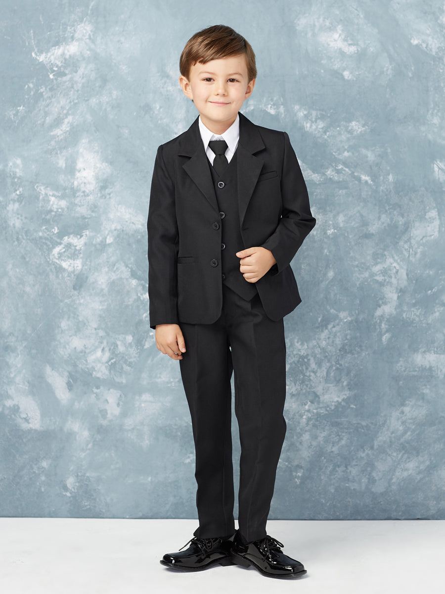 Boy's 5 Piece SLIM FIT Tuxedo Set - Choose Your Color & Size 4020