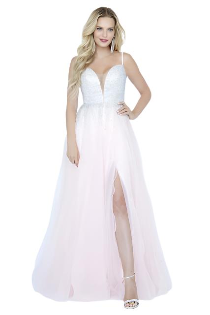 Jolene Collection 19053 Size 4 Baby Pink Prom Dress Pageant Gown